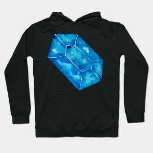 Blue crystal Hoodie